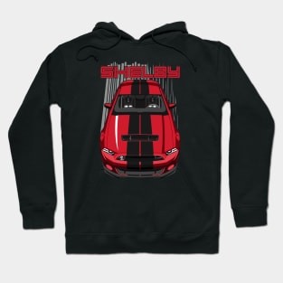 Shelby GT500 S197 - Red & Black Hoodie